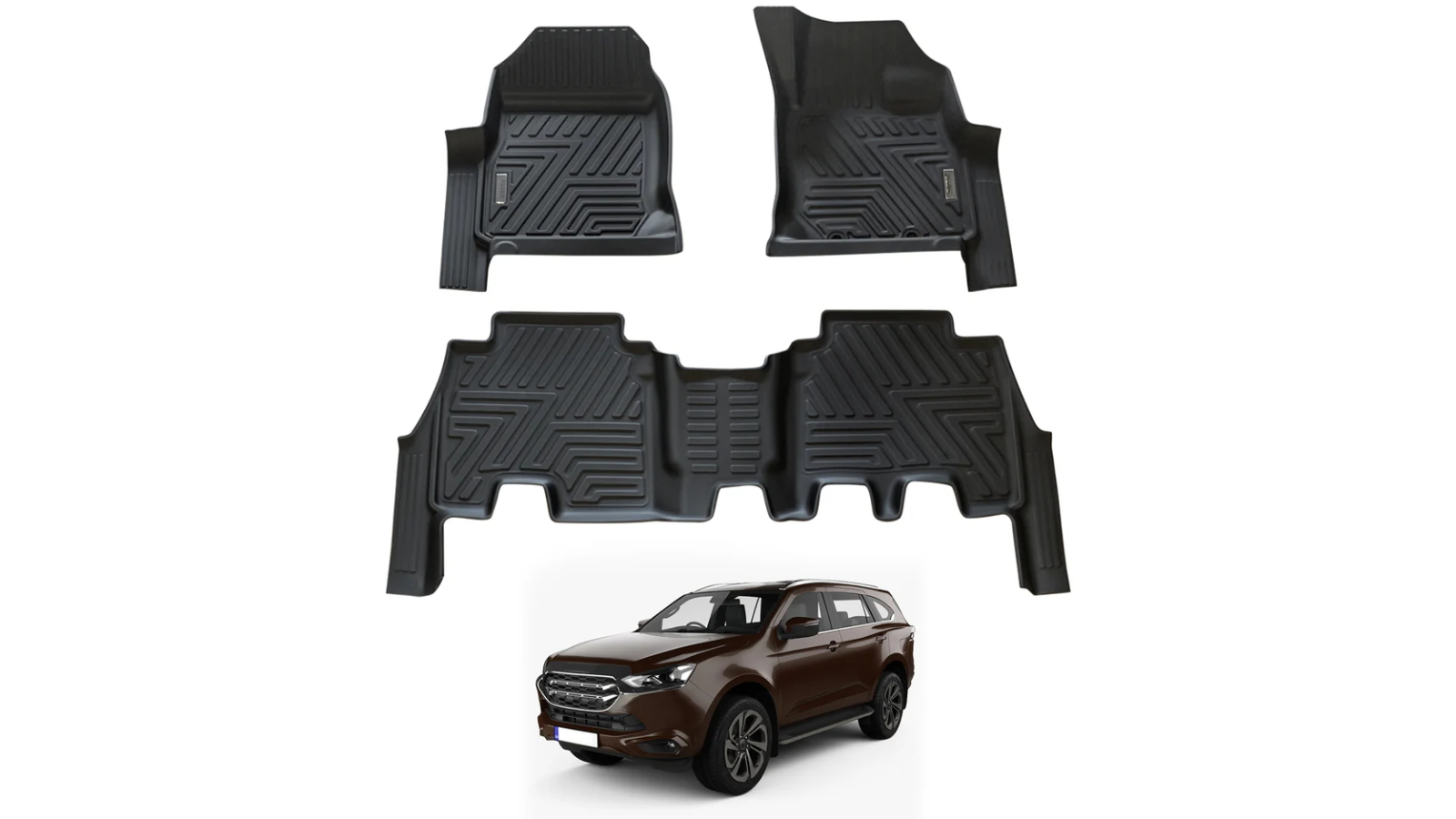 AUSGO 5D Car Floor Mat for ISUZU MUX MU-X 2021-Onwards