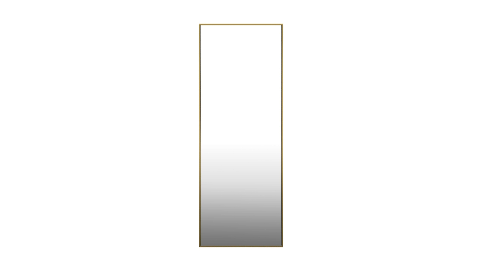 Oikiture 166 x 60cm Full Length Rectangle Dressing Floor Mirror - Gold