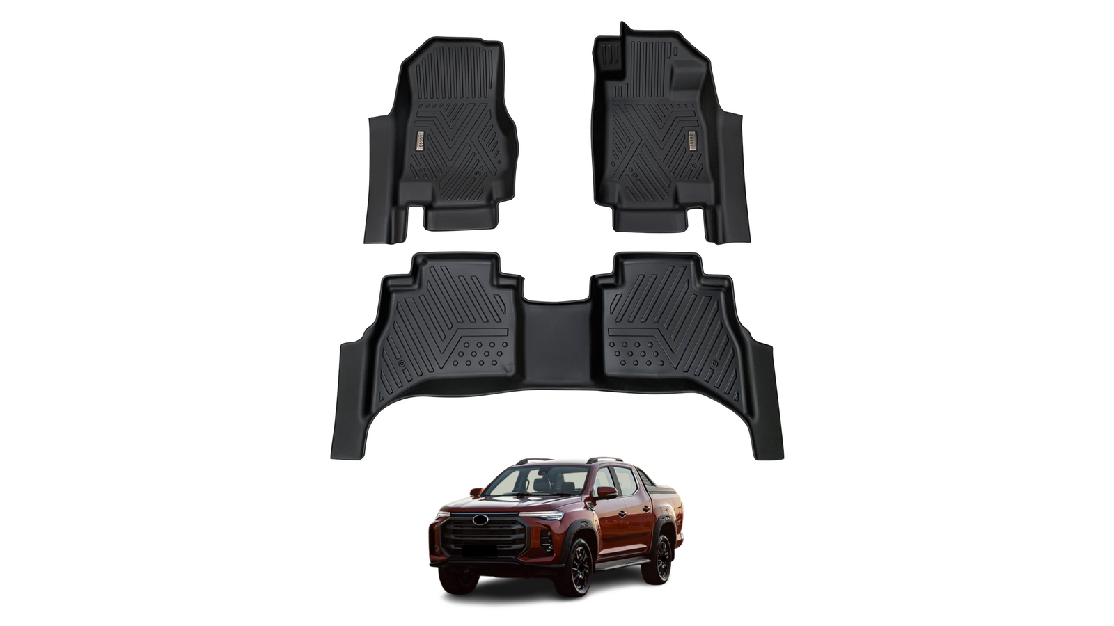 AUSGO 5D Floor Mats for LDV T60 Auto Transmission 2017-Onwards