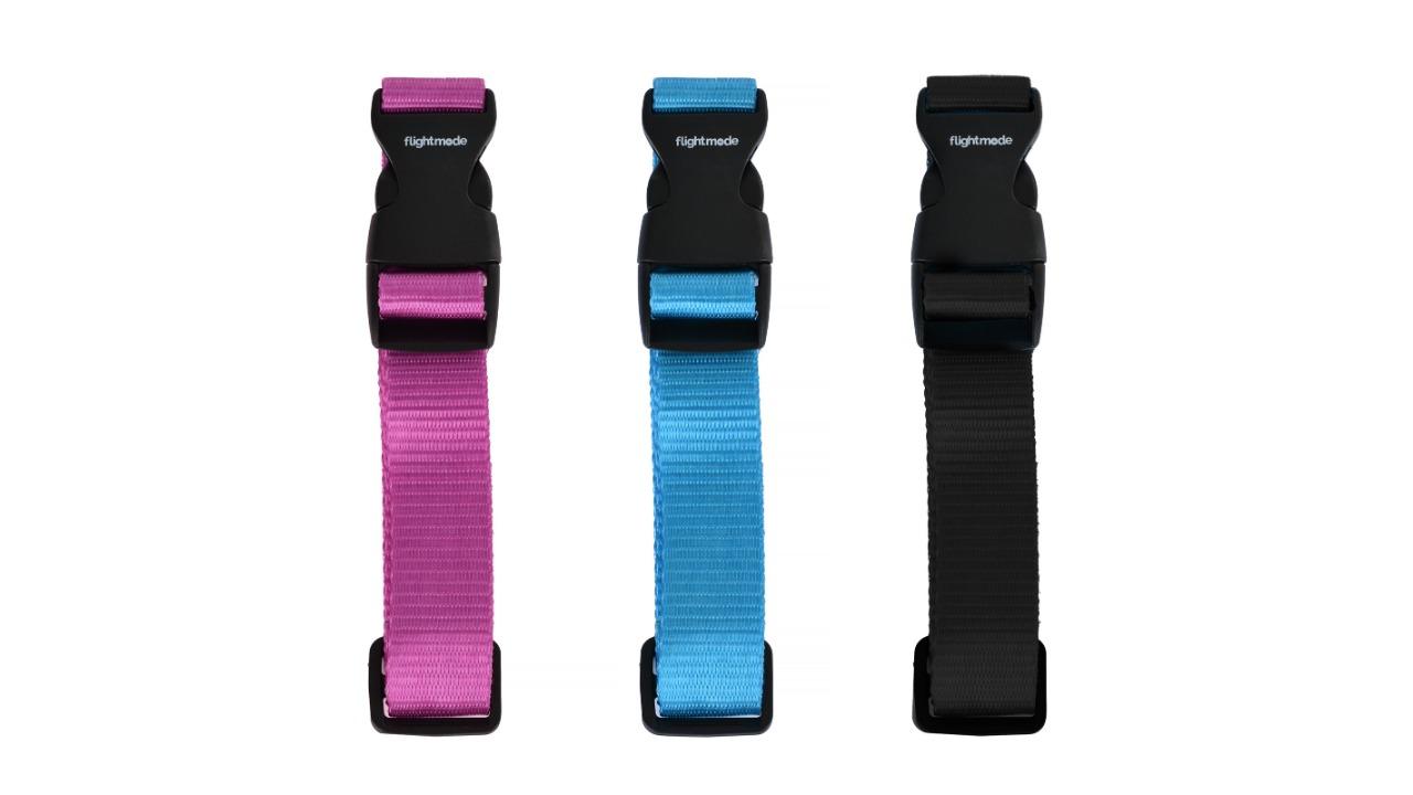 Flightmode Pack of 3 Random Color Travel Bag Stacker Strap