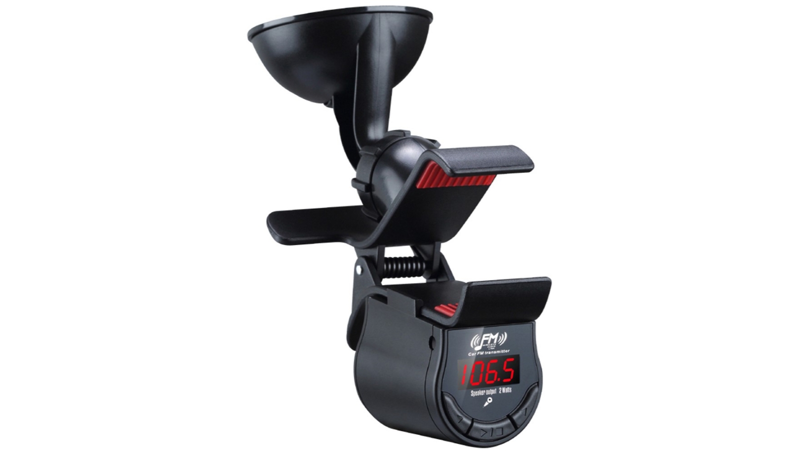 TODO FM Transmitter Phone Holder Speaker Mp3 Playback Aux In - 09