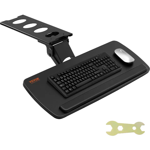 Pretty & Practical Under Desk Keyboard Tray - 25 x 9.8inch