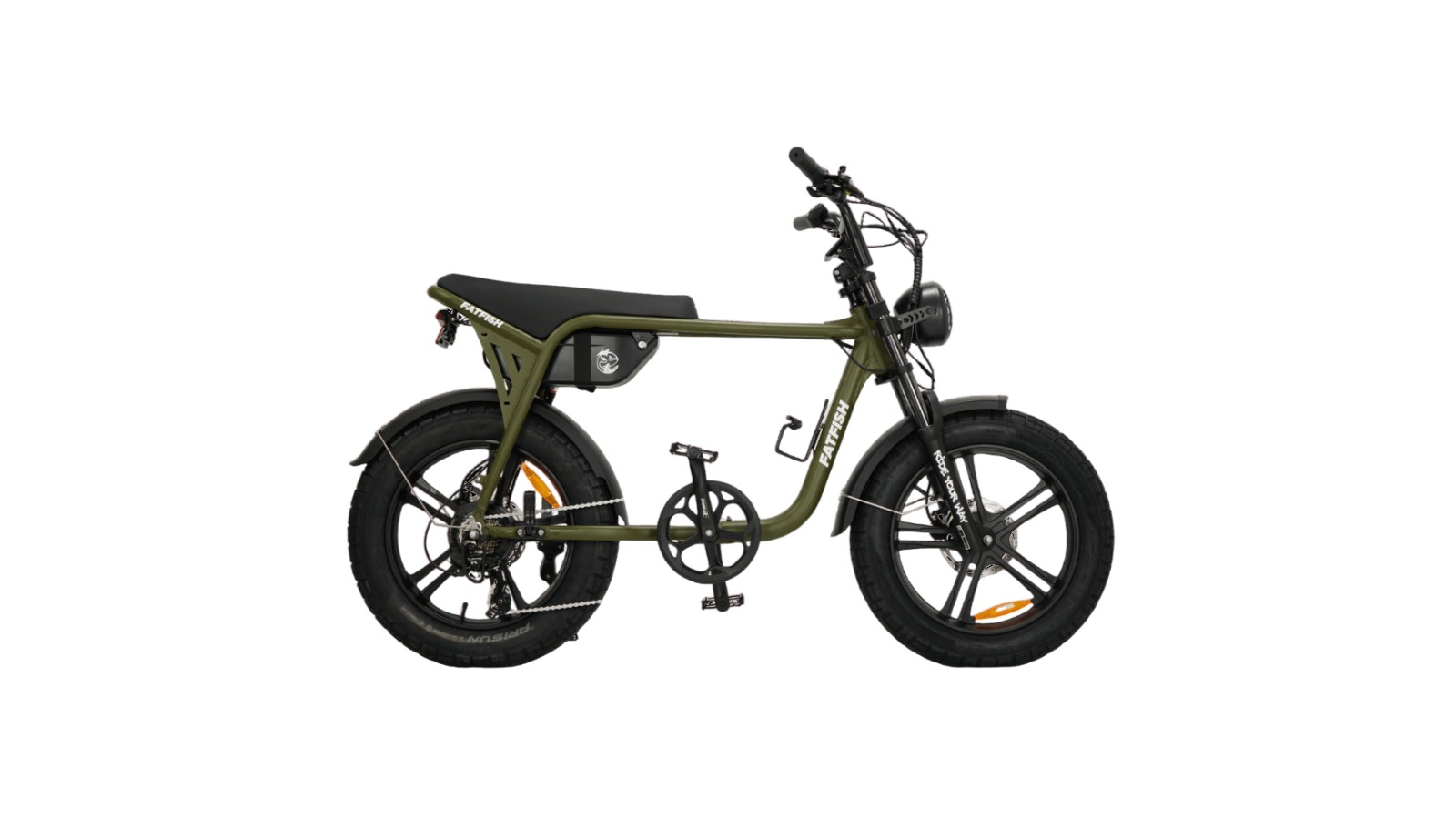 Fatfish OG 2.0 Certified Tyre E-Bike - Army Green