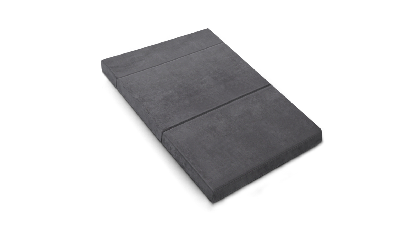 Giselle Bedding Double Velvet Folding Camping Foam Mattress - Grey