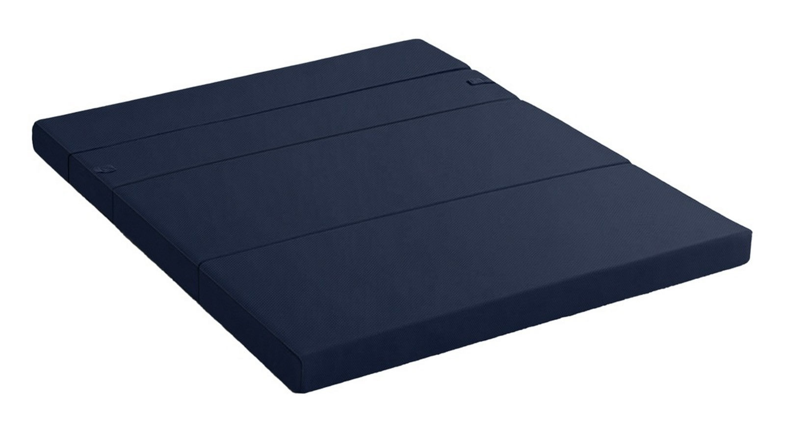 Giselle Folding Foam Mattresses Portable Floor Mat Blue Double