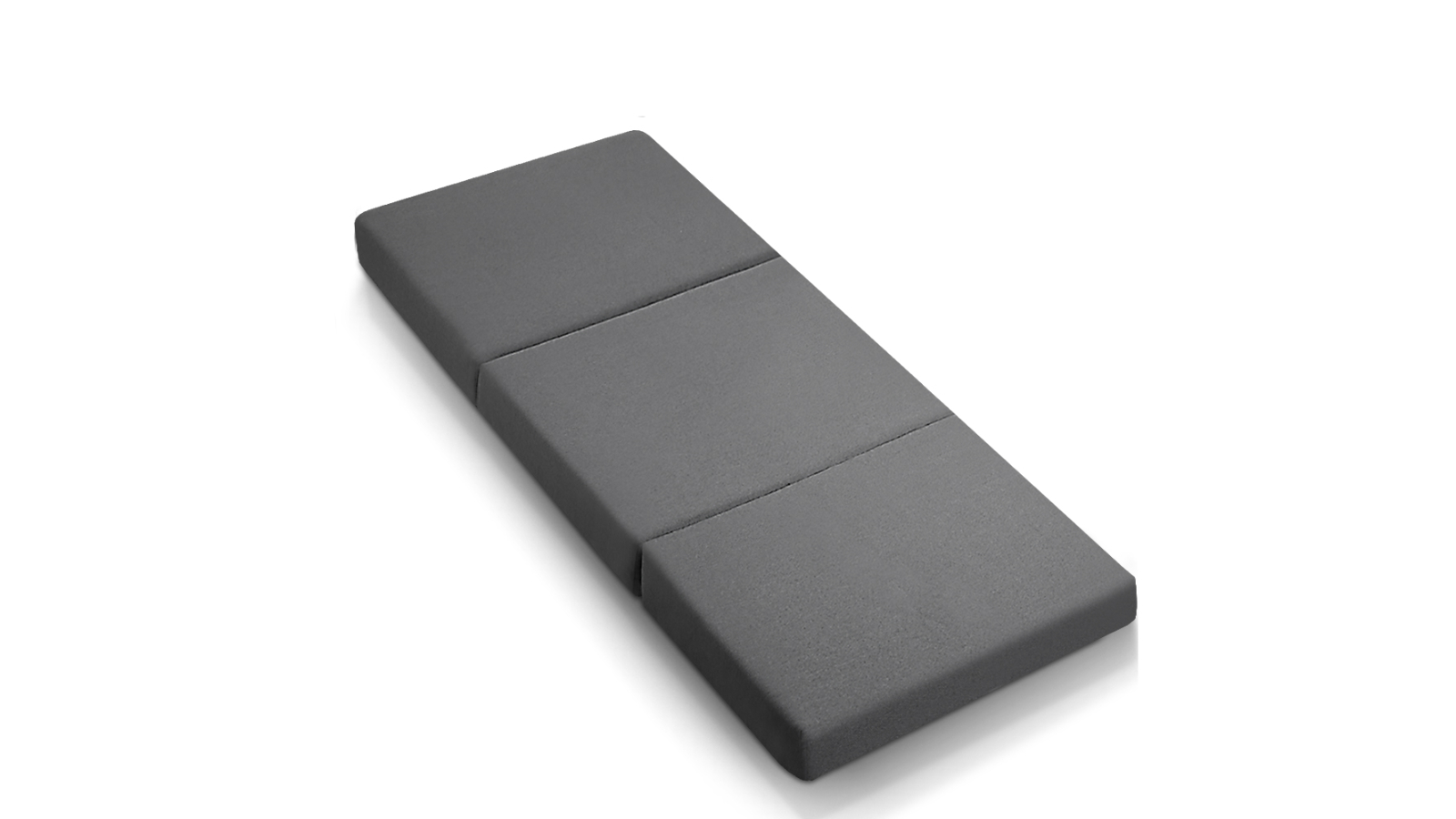 Giselle Bedding Fabric Folding Foam Camping Mattress - Dark Grey