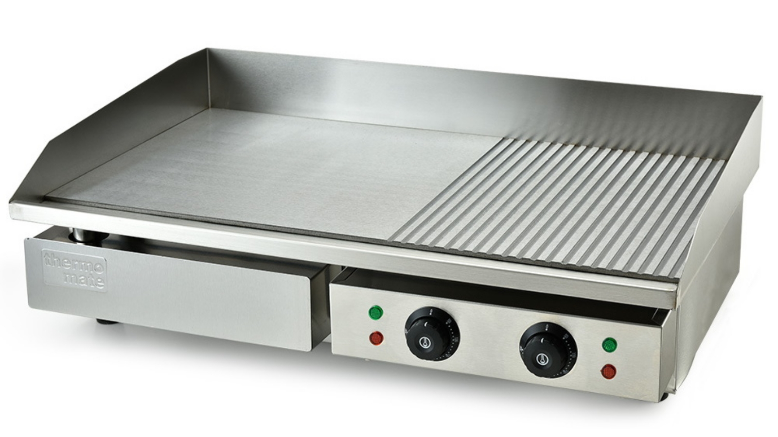 Thermomate 4400W Half Rib Electric Griddle - 73 x 40cm