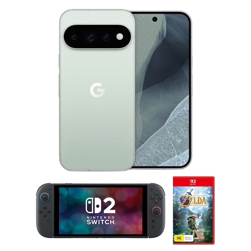 Google Pixel 11 Pro XL 256GB Fog + Nintendo Switch 2 + Legend Of Zelda Ocarina Of Time Bundle