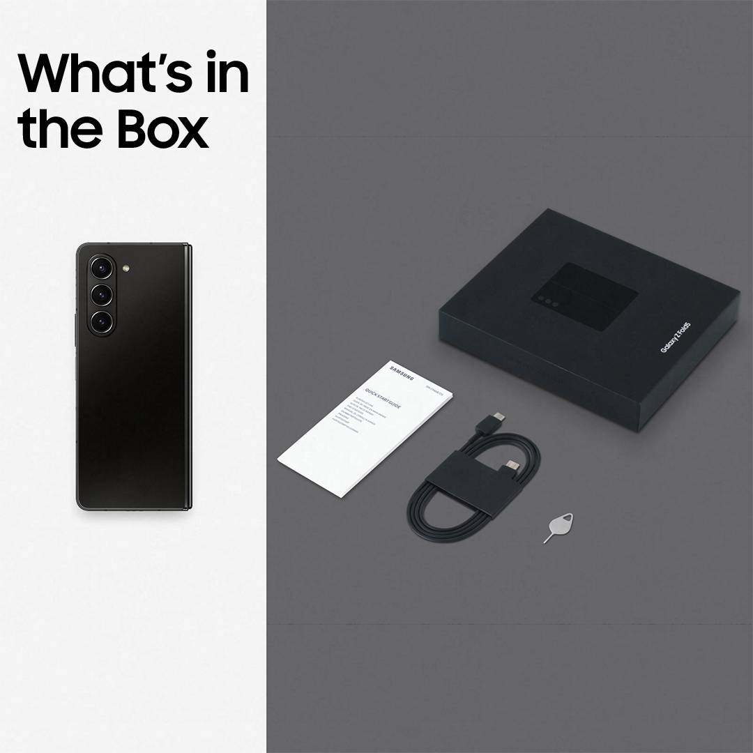 Samsung Galaxy Z Fold5 256GB - Phantom Black | Harvey Norman