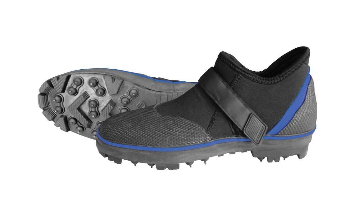 Mirage Black Rockgripper Boots with Rubber Coated Steel Spikes and Storage Bag