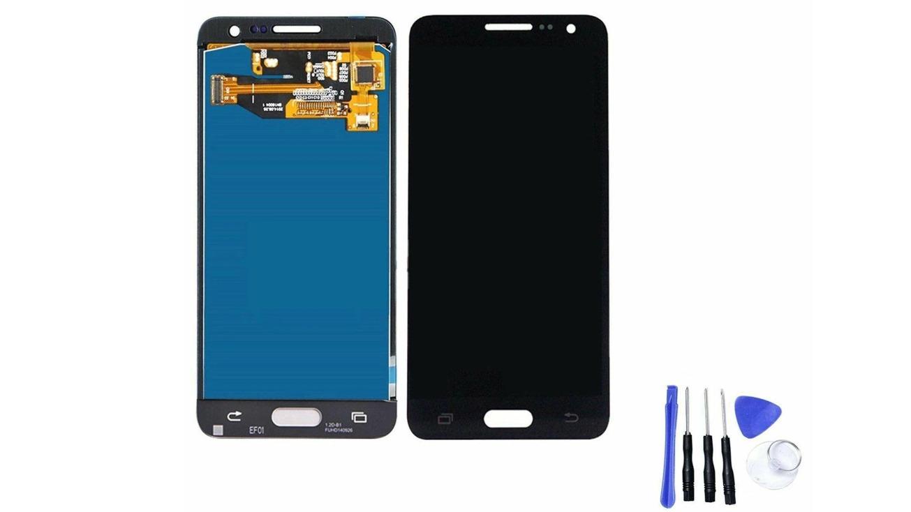 BatteryMate New Samsung Galaxy J7 PRO 2017 J730F J730M/H LCD Touch Screen Display Digitizer J7Pro - Black