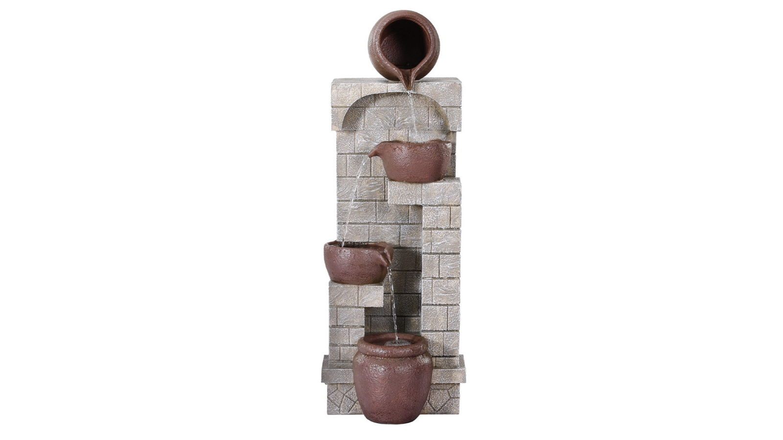 Gardeon Solar Water Fountain Feature - Brown