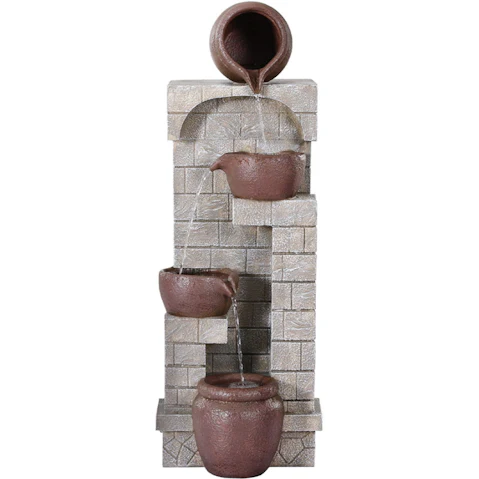 Gardeon Solar Water Fountain Feature - Brown