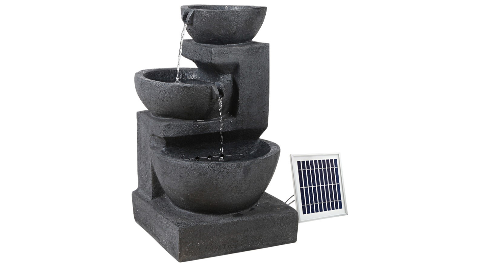 Gardeon Solar Fountain with LED Lights - Blue