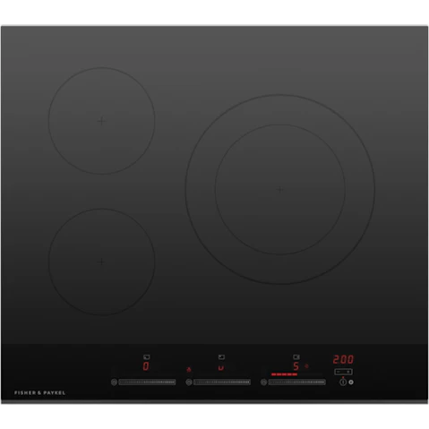 Fisher & Paykel 60cm Series 7 3 Zone Induction Cooktop - Black