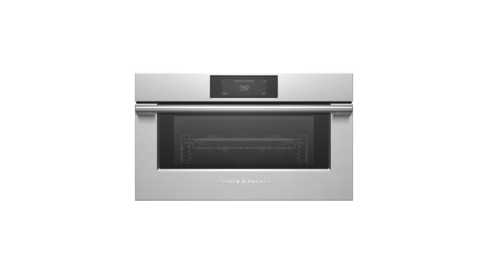 Fisher & Paykel 76cm Series 9 Professional Compact Combi-Microwave Oven - Stainless Steel