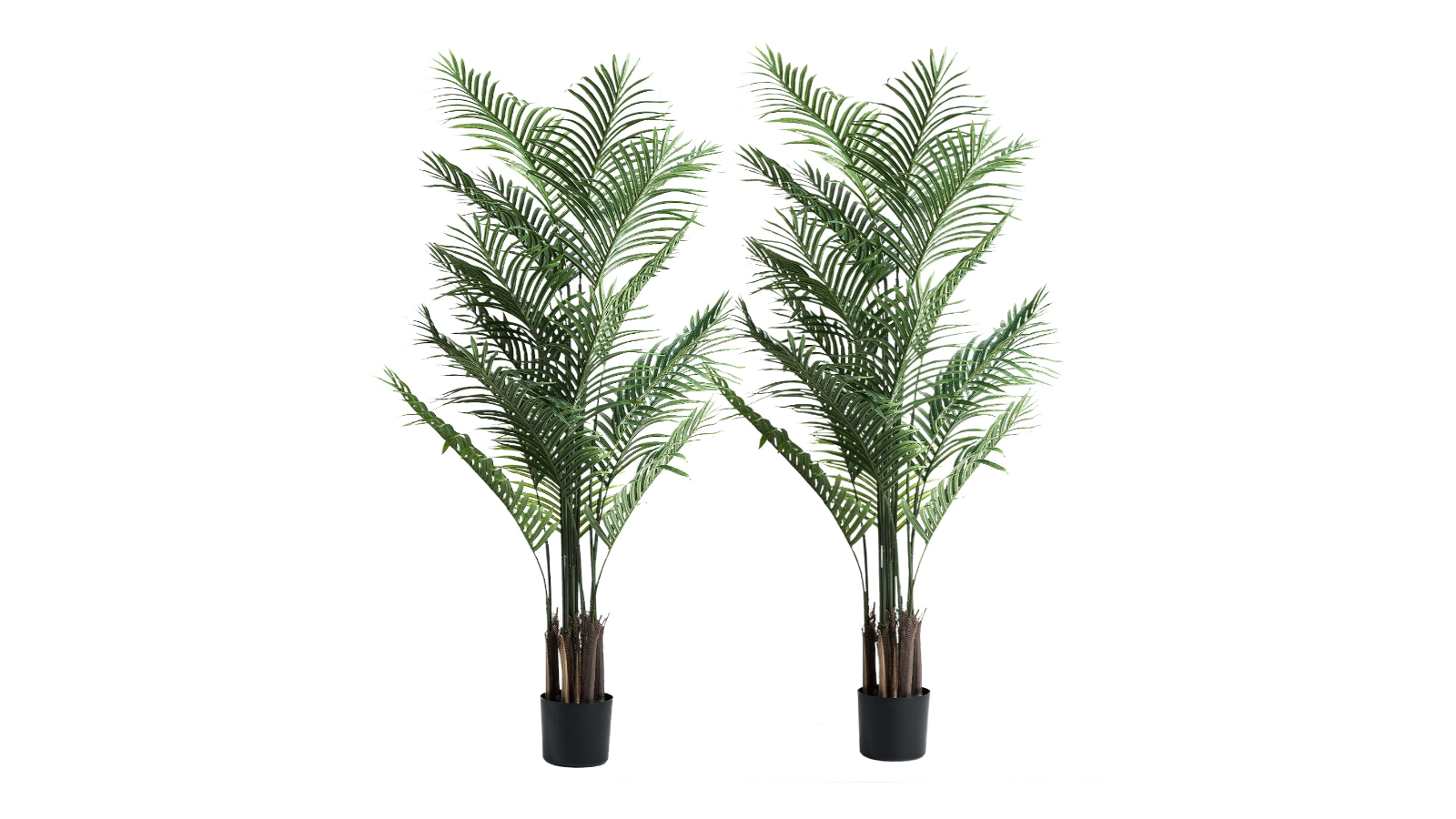 Livsip Pack of 2 Home Garden Decor Palm Tree Potted Artificial Plant - 180cm