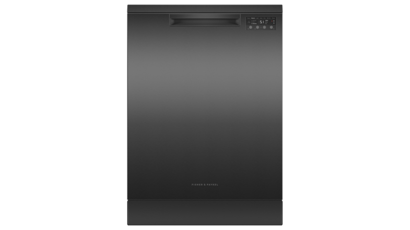 Fisher & Paykel 15 Place Setting Series 7 AutoDry Contemporary Freestanding Dishwasher - Black Stainless Steel