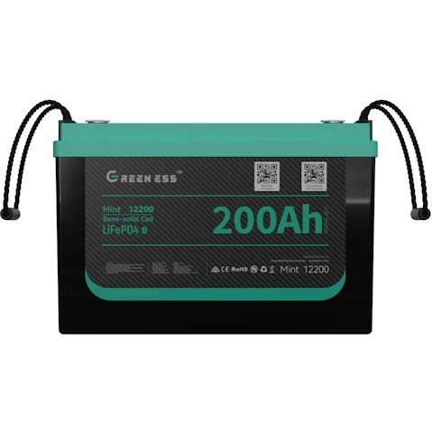 Green ESS 12.8V 200ah Prismatic Cells LifePO4 Battery