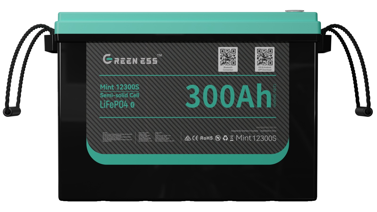 Green ESS 12.8V 300ah LFP Semi-Solid Prismatic Cells Battery