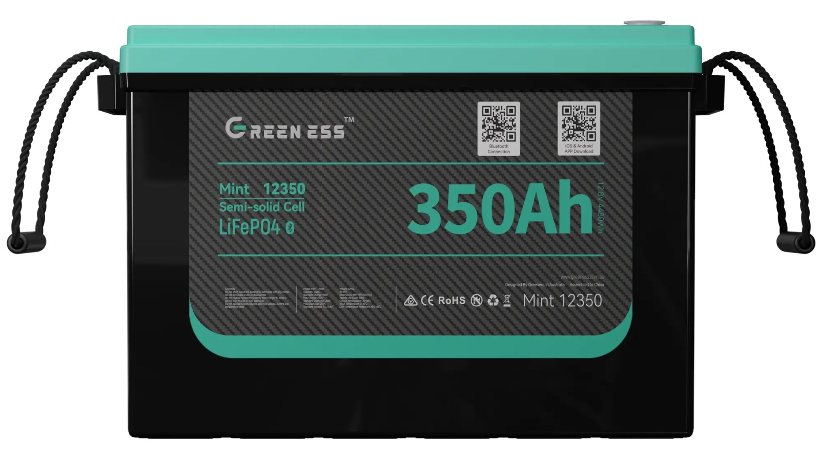 Green ESS 12.8V 350ah LFP Semi-Solid Prismatic Cells Battery
