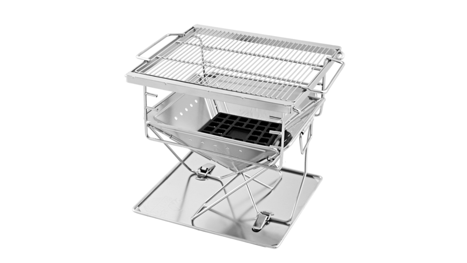Grillz Portable Camping Fire Pit BBQ