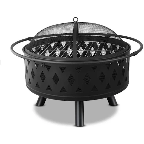 Fire Pit BBQ Grill Portable Fireplace 30 inch