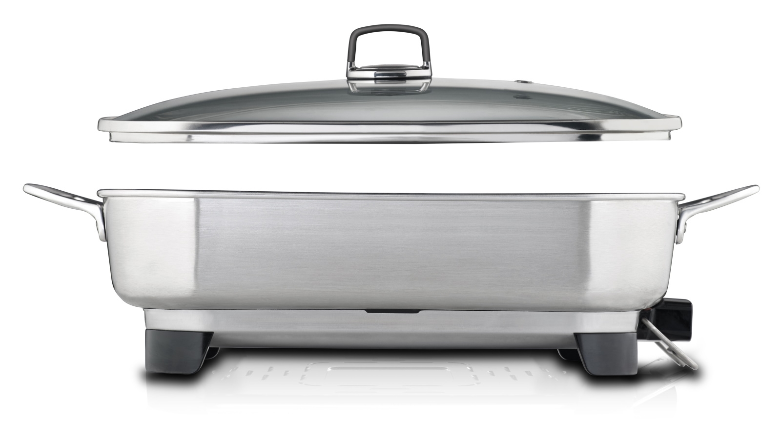 Sunbeam Ellise Stainless Steel Electric Frypan Harvey Norman