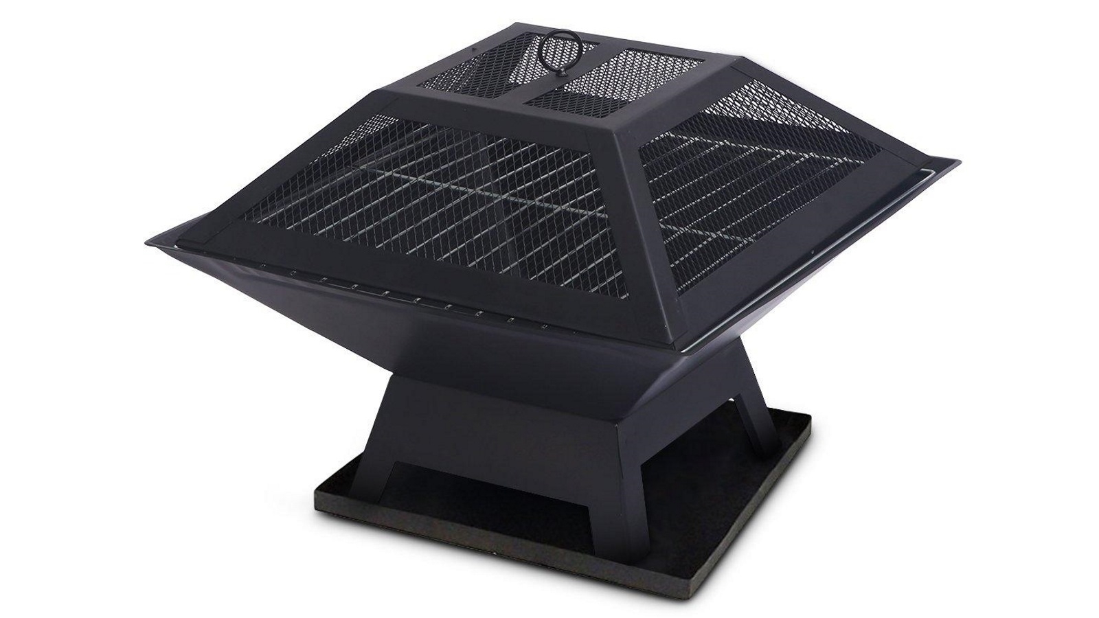 Wallaroo Portable BBQ Fire Pit with Mesh Cover