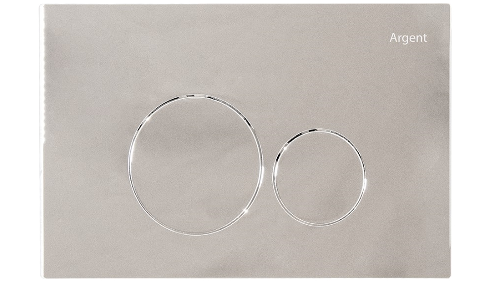 Argent Grace Pneumatic Round Flush Plate - Chrome