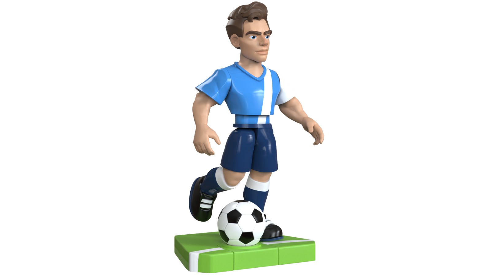 Funrise Powershots Strike Sam Soccer Action Game Figure