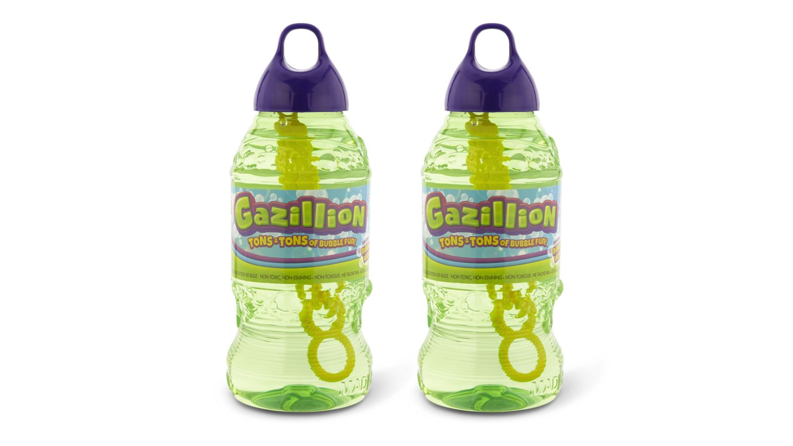 Gazillion Pack of 2 Kids Bubbles Liquid Solution Toy - Green