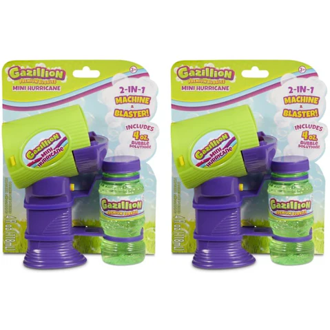 Gazillion Pack of 2 Childrens Mini Hurricane Handheld Blaster Toy