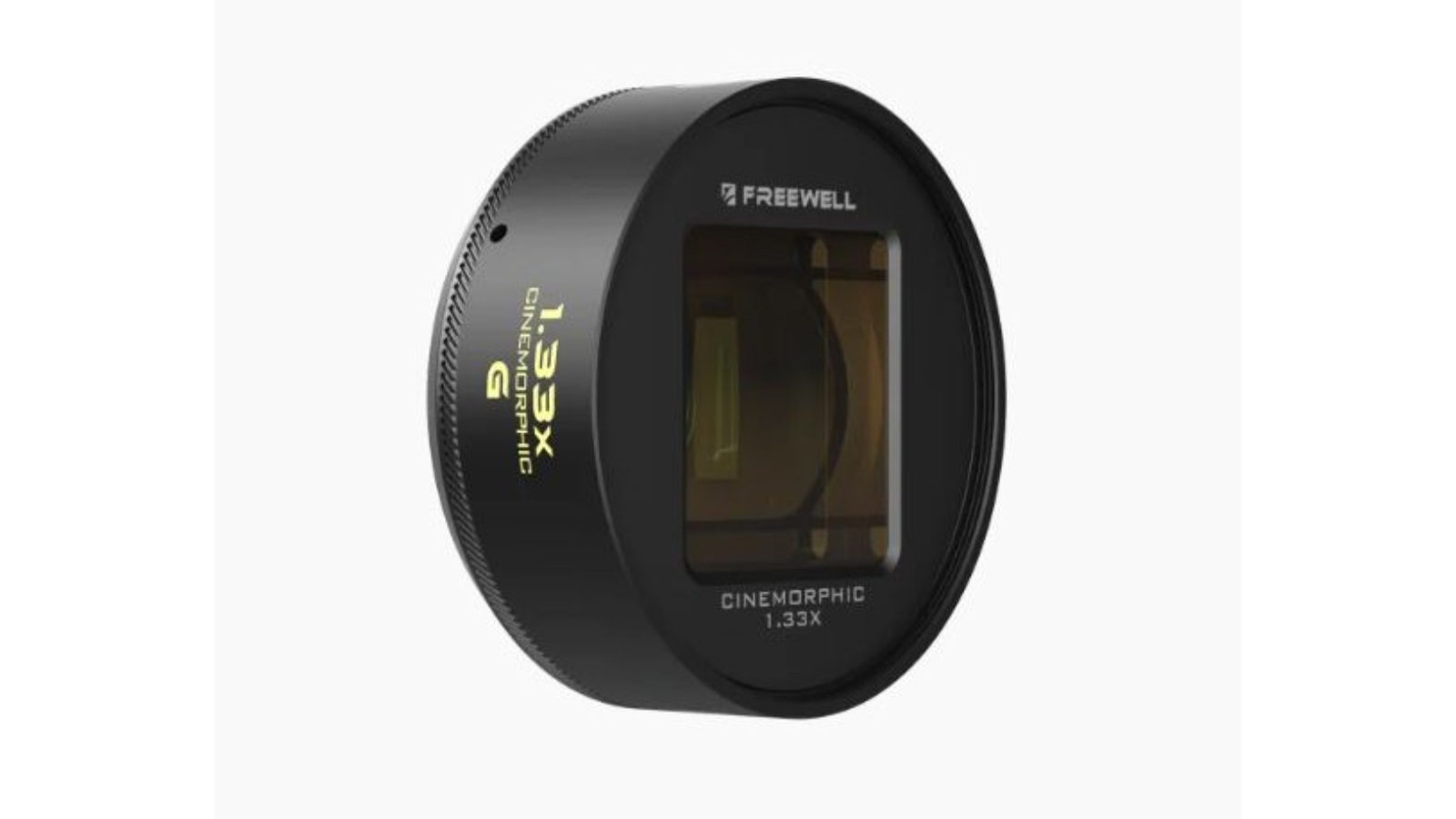 Freewell 1.33x Anamorphic Lens with 1.7cm Mount for Freewell iPhone Case - Gold