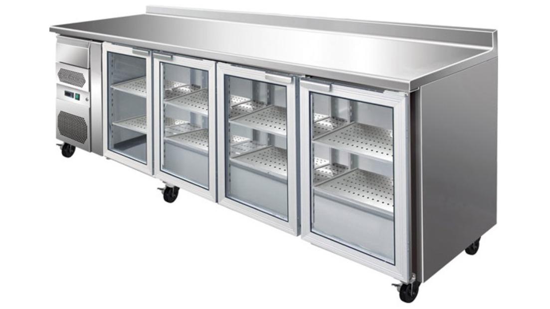 F.E.D Commercial Tropicalised 4Door Bar Fridge Harvey Norman