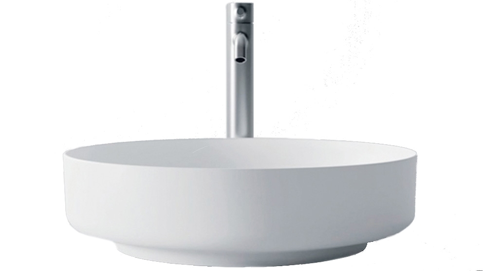 Studio Bagno Form Circle Bench Basin - Gloss White