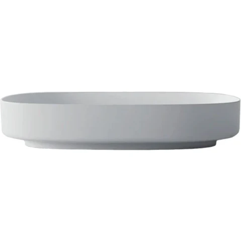 Studio Bagno Form Oval Bench Basin - Gloss White