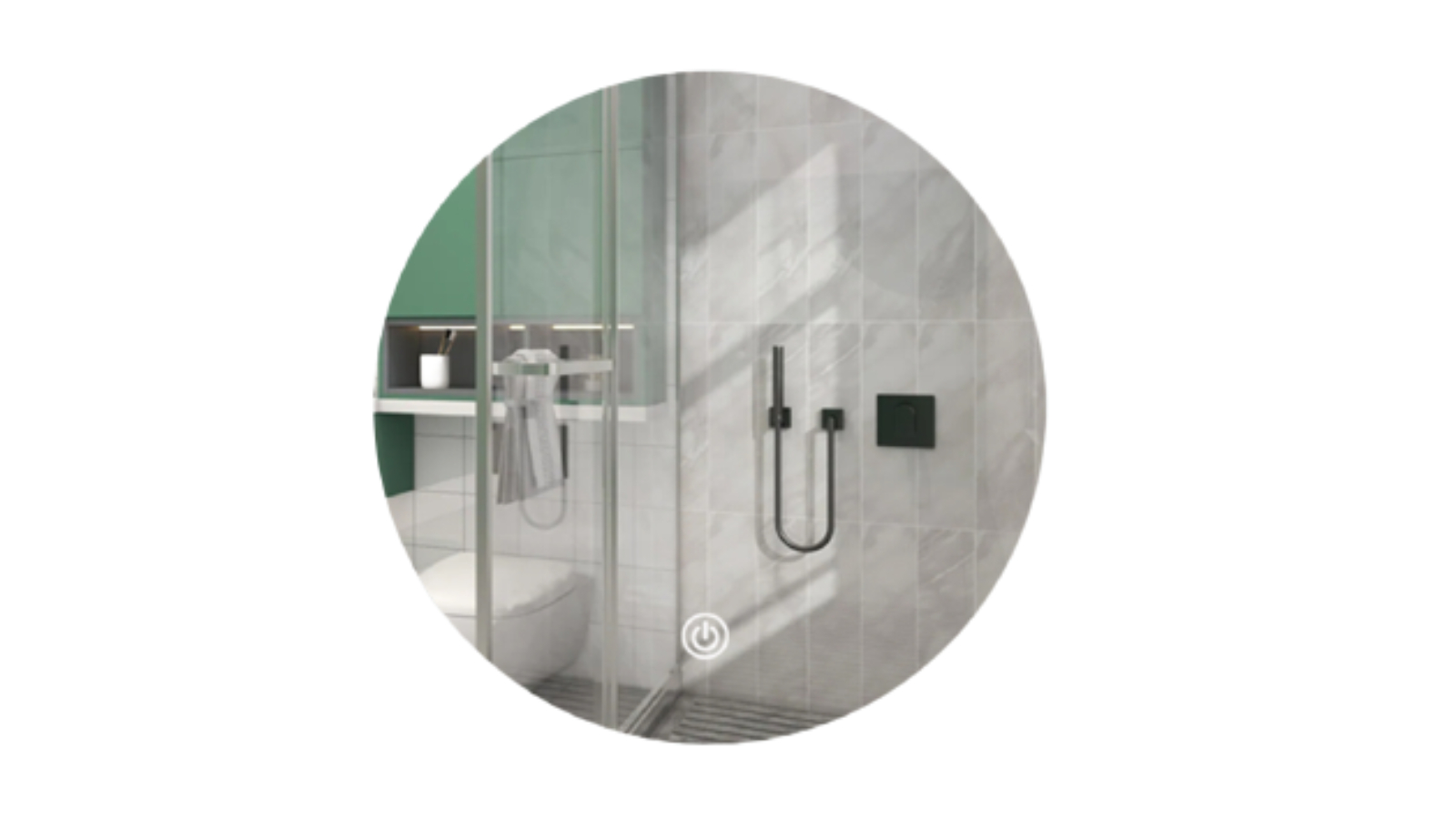 Viviendo LED Round Mirror | Harvey Norman