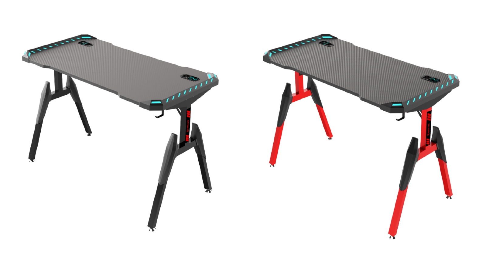 Odyssey8 1.2metre Wireless Charging Gaming Desk | Harvey Norman