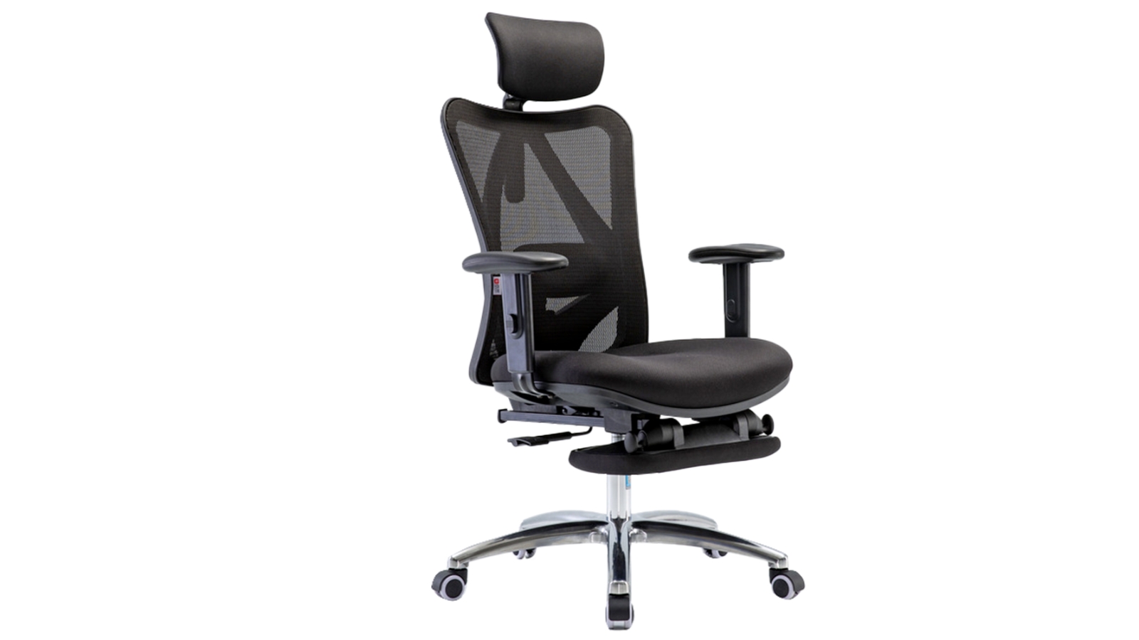 Sihoo M18 Black Ergonomic Office Chair with Footrest Harvey Norman