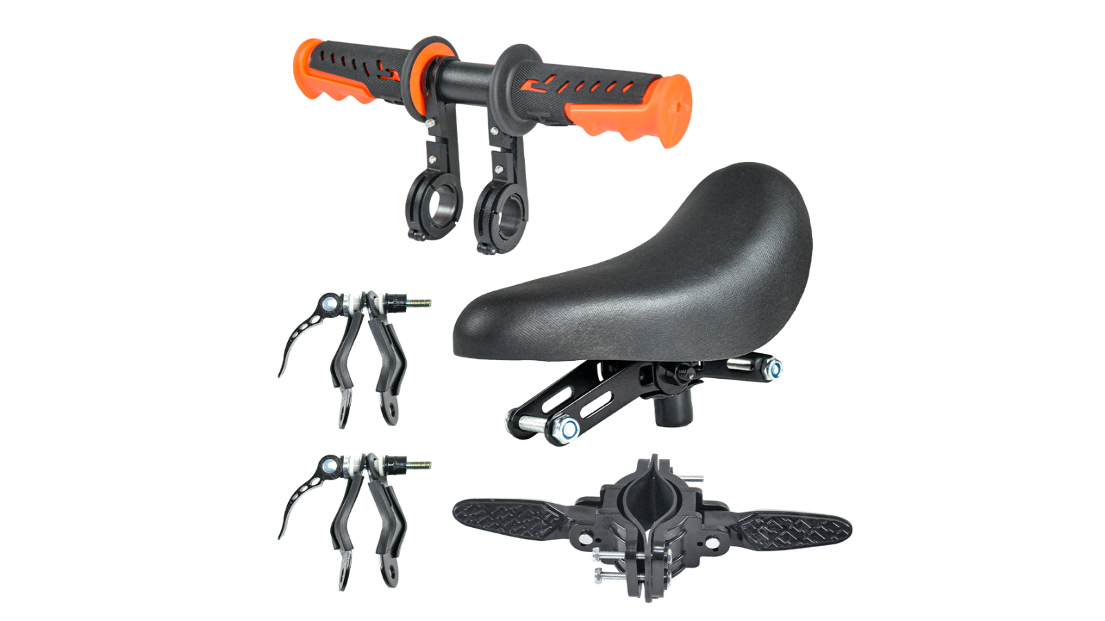 Yarra Supply Kids Mounted Bike Detachable Front Seat with Foot Pedal Handle Bar 