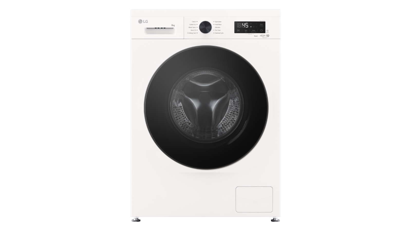 LG 8kg Series 1 ThinQ Front Load Washing Machine - Essence White