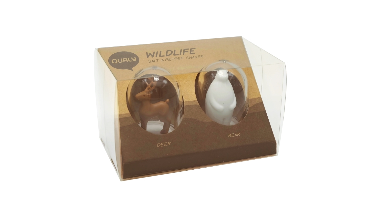 Qualy Wildlife Salt and Pepper Shaker Set Harvey Norman