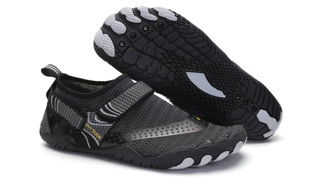 Jacks AquaSports Black Barefoot Non-Slip Water Shoes - US Men 4/ US Women 6/ EU 37