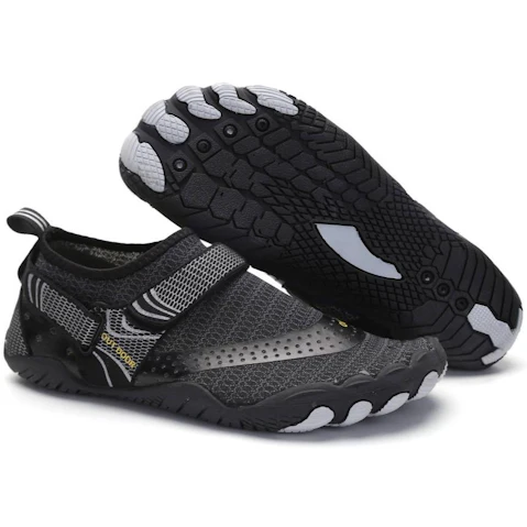 Jacks AquaSports Black Barefoot Non-Slip Water Shoes