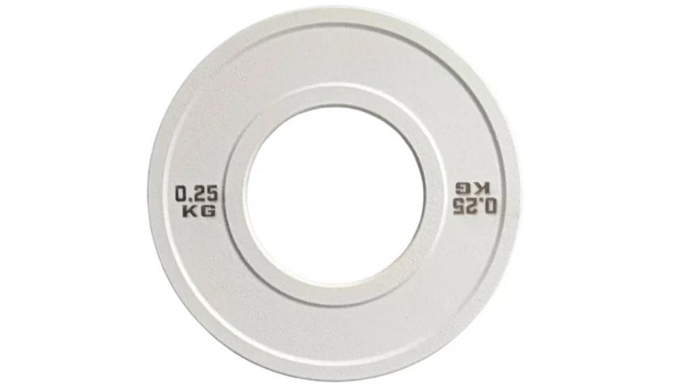 Fitness Hero Heavy-Duty Cast Iron Olympic Fractional Plate Pair - 0.25kg
