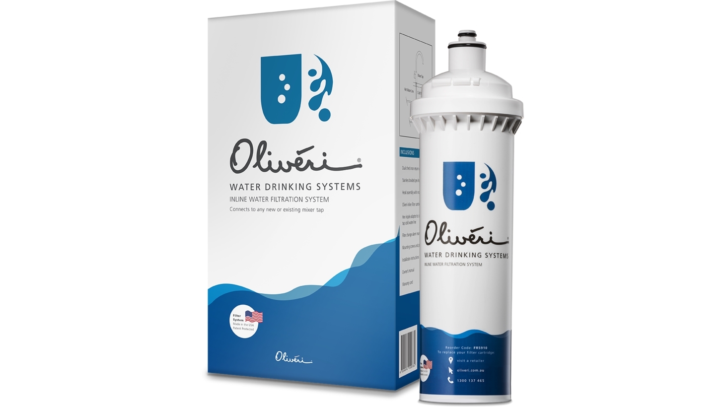Oliveri Standard Inline Water Filter Kit Harvey Norman