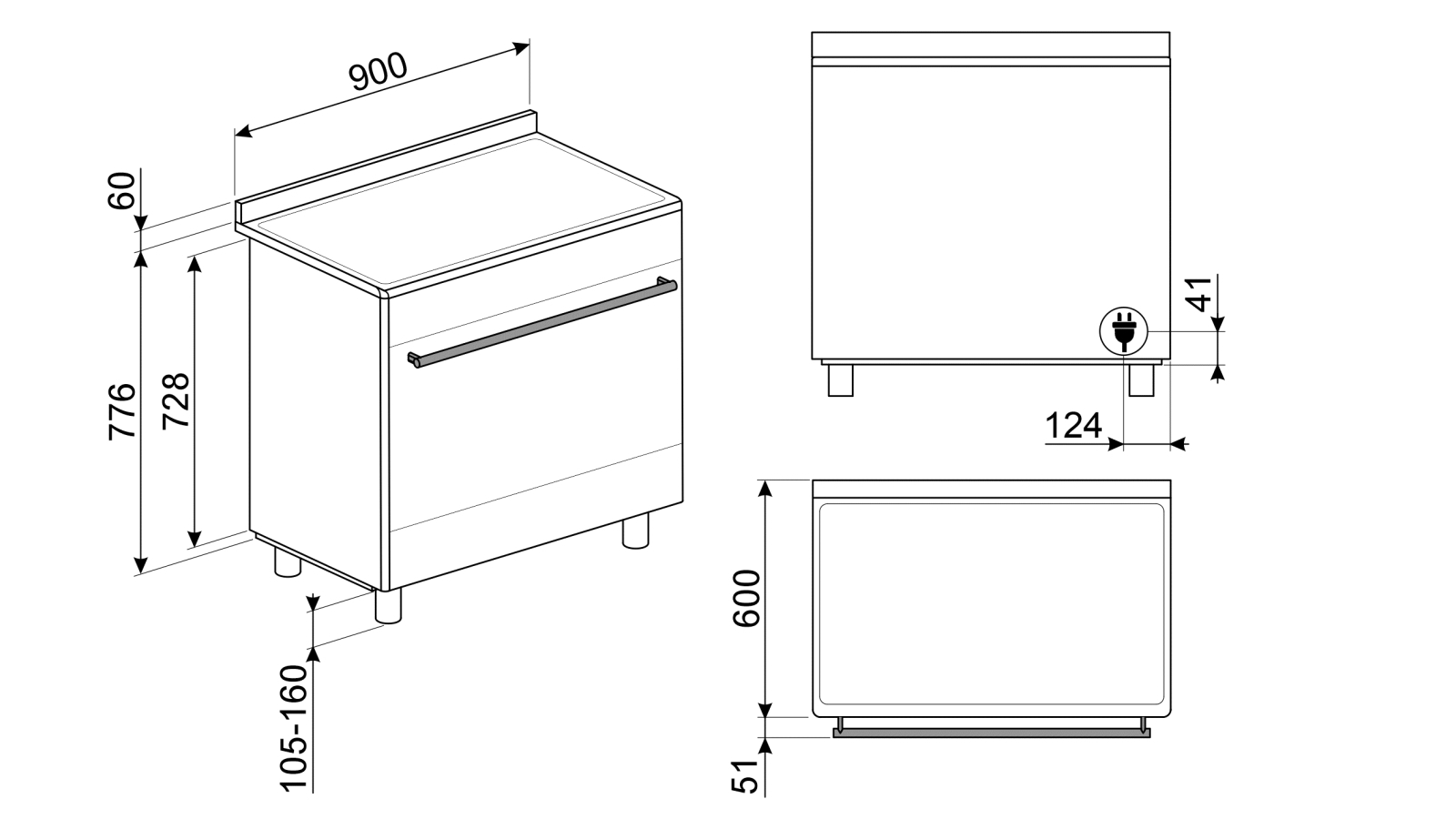 Smeg 900mm Freestanding Electric Cooker Stainless Steel Harvey Norman