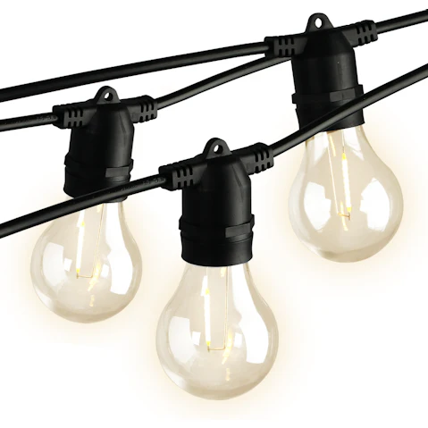 Mazam Waterproof Solar LED Festoon String Light for Outdoor Party