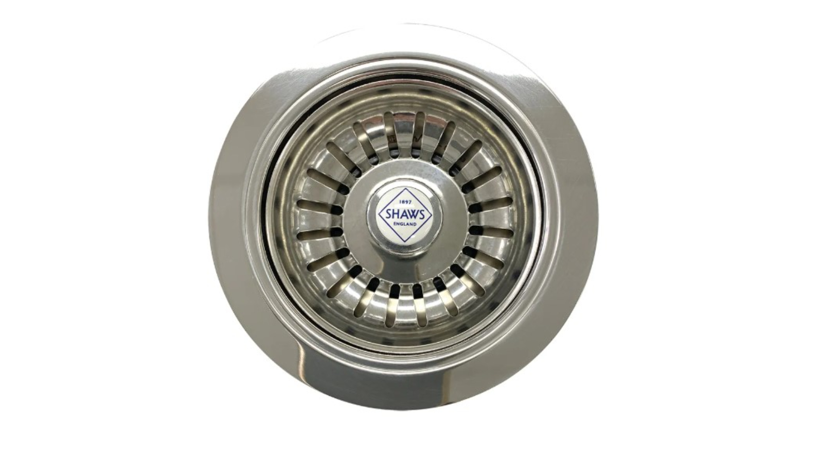 Shaws 90mm Basket Strainer - Chrome